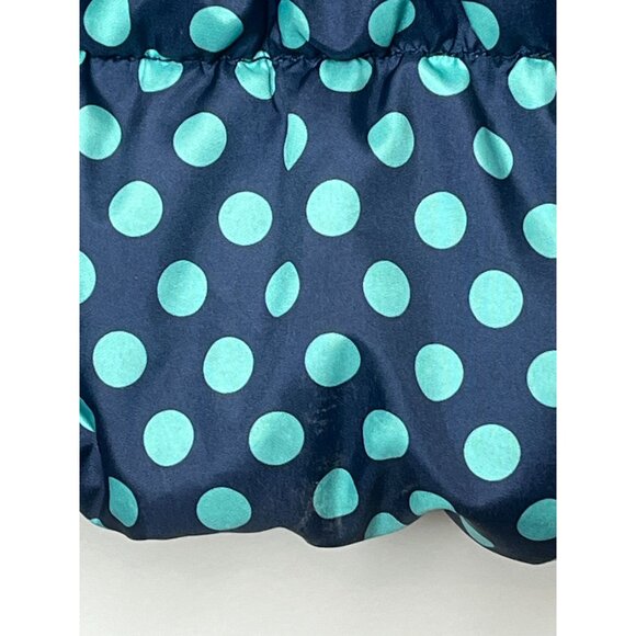 Old Navy Girls Blue Polka Dot Puffer Vest Size 8 | Frost Free Winter Layer - Picture 14 of 16
